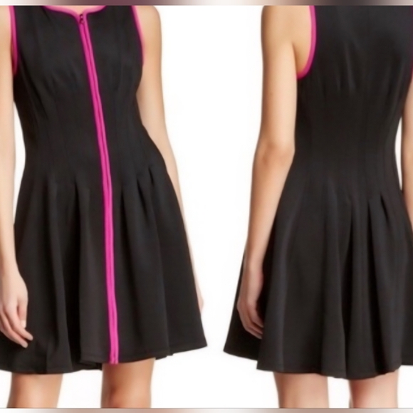 Betsey Johnson Sleeveless Black A Line Dress .8 - Picture 3 of 14